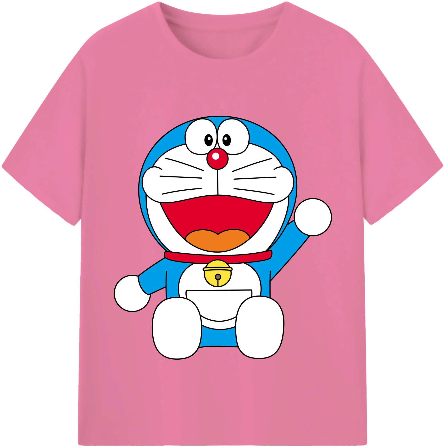 （画像用） ドラえもん Doraemon 綿100％半袖Tシャツ（フロントプリント）